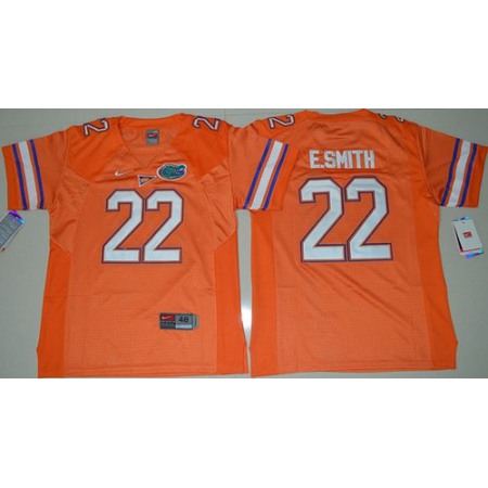 Gators #22 Emmitt Smith Orange Stitched Youth NCAA Jersey