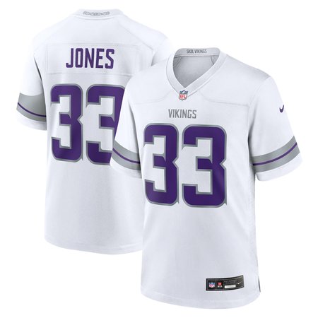 Men's Nike Aaron Jones White Minnesota Vikings Alternate Game Player Jersey